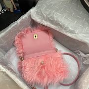 Chanel Mink Fur Pink – AS2885 – 15x11x4.5cm - 5