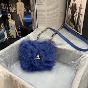 Chanel Mink Fur Blue – AS2885 – 15x11x4.5cm - 1
