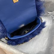 Chanel Mink Fur Blue – AS2885 – 15x11x4.5cm - 6
