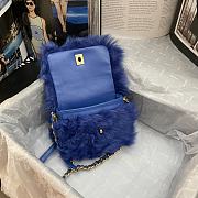 Chanel Mink Fur Blue – AS2885 – 15x11x4.5cm - 4