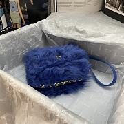 Chanel Mink Fur Blue – AS2885 – 15x11x4.5cm - 2
