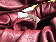 Bottega Veneta The Shoulder Pouch Bag Burgundy - 40x18x35cm - 6