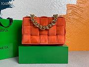 Bottega Veneta Chain Cassette Orange – 44048 – 26x18x8cm - 1