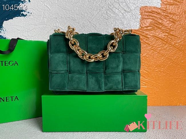 Bottega Veneta Chain Cassette Green – 44048 – 26x18x8cm - 1