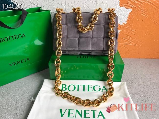 Bottega Veneta Chain Cassette Grey – 44048 – 26x18x8cm - 1