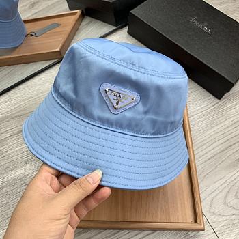 Prada Drill Bucket Hat Blue