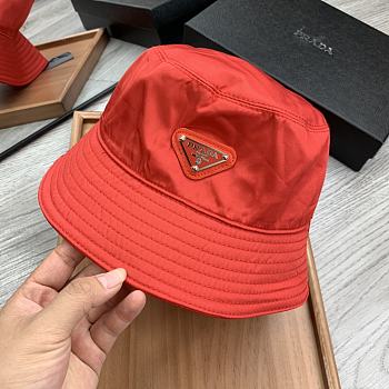 Prada Drill Bucket Hat Orange