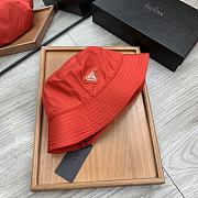 Prada Drill Bucket Hat Orange - 6