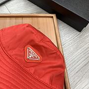 Prada Drill Bucket Hat Orange - 5