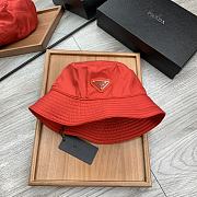 Prada Drill Bucket Hat Orange - 3