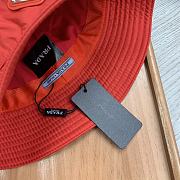 Prada Drill Bucket Hat Orange - 2