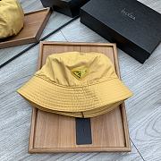 Prada Drill Bucket Hat Yellow - 3