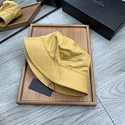 Prada Drill Bucket Hat Yellow - 2