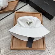 Prada Drill Bucket Hat White - 6