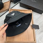 Prada Drill Bucket Hat Black - 2