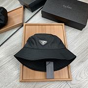 Prada Drill Bucket Hat Black - 3