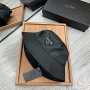 Prada Drill Bucket Hat Black - 5