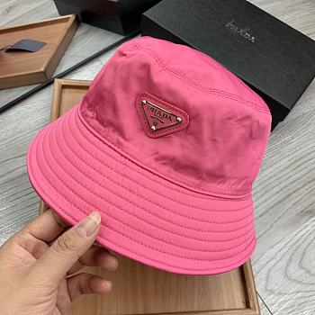 Prada Drill Bucket Hat Pink