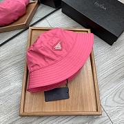 Prada Drill Bucket Hat Pink - 4