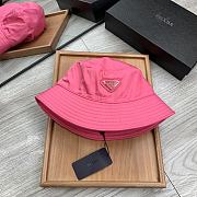 Prada Drill Bucket Hat Pink - 3
