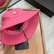 Prada Drill Bucket Hat Pink - 2