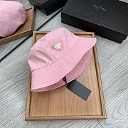 Prada Drill Bucket Hat Powder Pink - 6