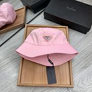 Prada Drill Bucket Hat Powder Pink - 3