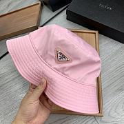 Prada Drill Bucket Hat Powder Pink - 2