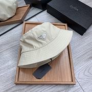Prada Drill Bucket Hat Beige - 6