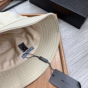 Prada Drill Bucket Hat Beige - 4
