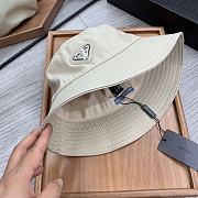 Prada Drill Bucket Hat Beige - 3