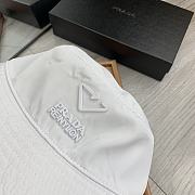 Prada Re Nylon Bucket Hat White - 6