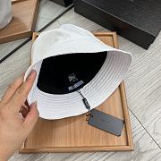Prada Re Nylon Bucket Hat White - 5