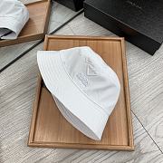 Prada Re Nylon Bucket Hat White - 4