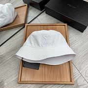 Prada Re Nylon Bucket Hat White - 2