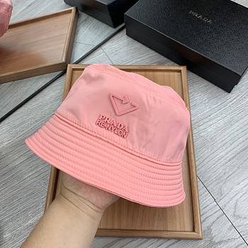 Prada Re Nylon Bucket Hat Peach