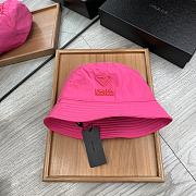 Prada Re Nylon Bucket Hat Pink - 3