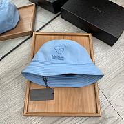 Prada Re Nylon Bucket Hat Blue - 4