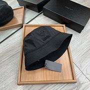 Prada Re Nylon Bucket Hat Black - 5