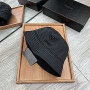 Prada Re Nylon Bucket Hat Black - 3