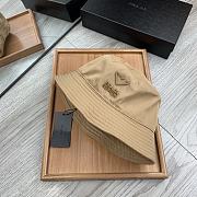 Prada Re Nylon Bucket Hat Beige - 4