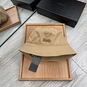 Prada Re Nylon Bucket Hat Beige - 3