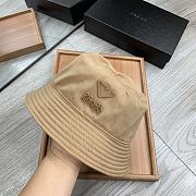 Prada Re Nylon Bucket Hat Beige - 2