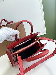 Burberry Title-Tyler Handbag grained leather Red – 26x13.5x20cm - 5