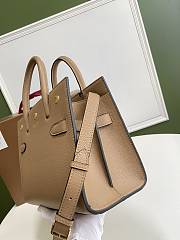 Burberry Title-Tyler Handbag grained leather Beige – 26x13.5x20cm - 4