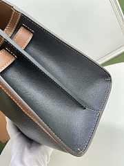 Burberry Title-Tyler Handbag Smooth Two-Tone Calfskin Leather Black - 32x15x25cm - 5