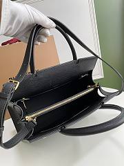 Burberry Title-Tyler Handbag grained leather Black - 32x15x25cm - 5