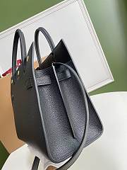 Burberry Title-Tyler Handbag grained leather Black - 32x15x25cm - 2