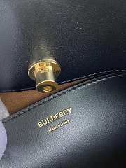 Burberry Society-Cerdy Clutch Bag Two-Tone Leather Black - 31 x 7 x 18cm - 5