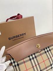 Burberry Society-Cerdy Clutch Bag Two-Tone Leather Brown - 31 x 7 x 18cm - 5